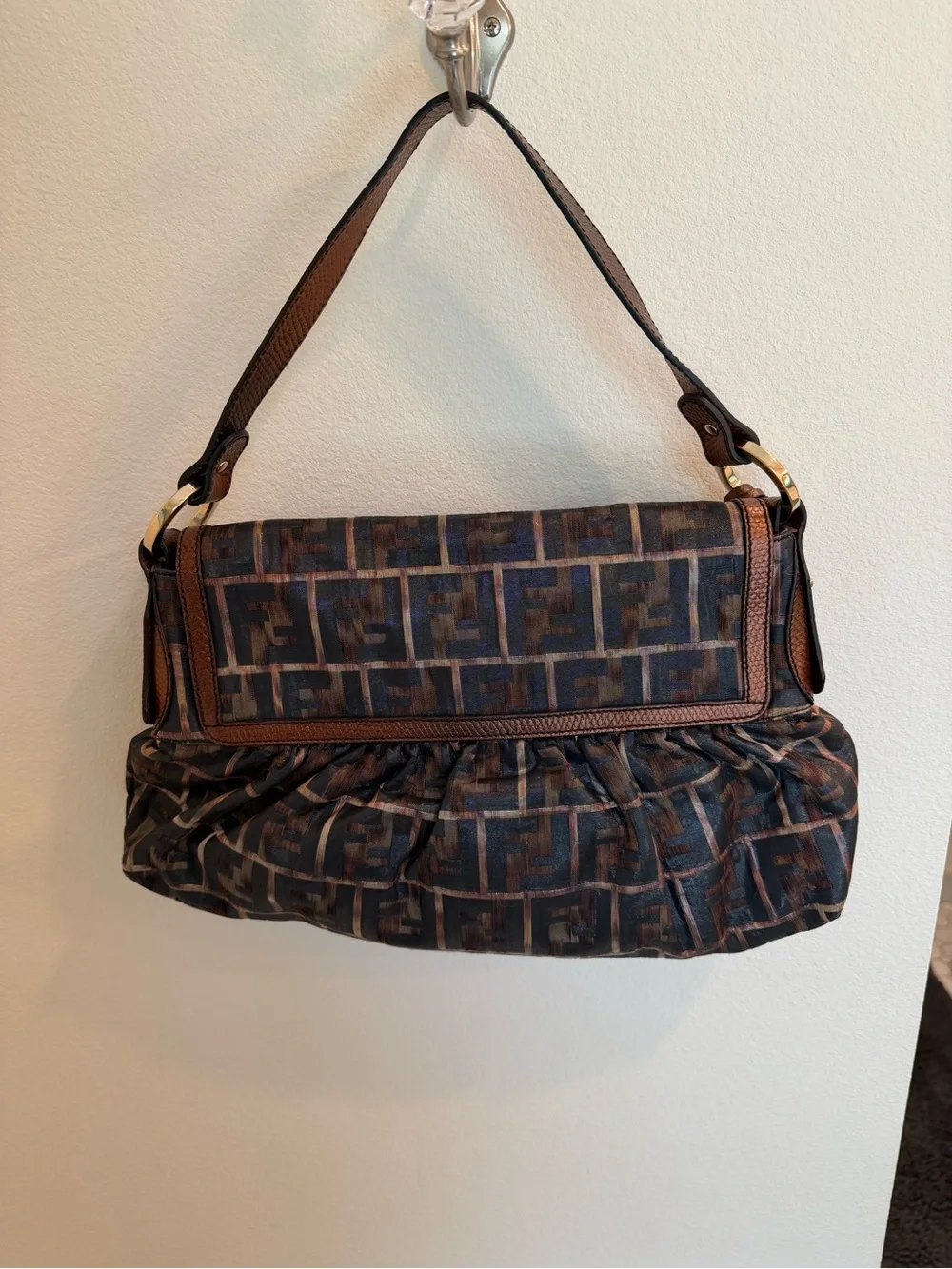 Fendi Zucca Forever Mama Shoulder Bag